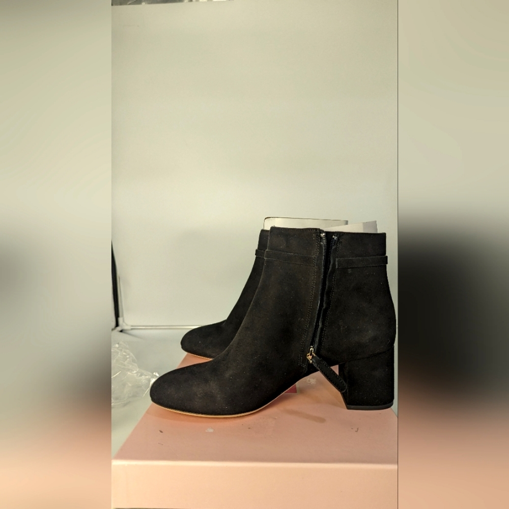 Kate Spade Black Knot Mid Boot 9.5
